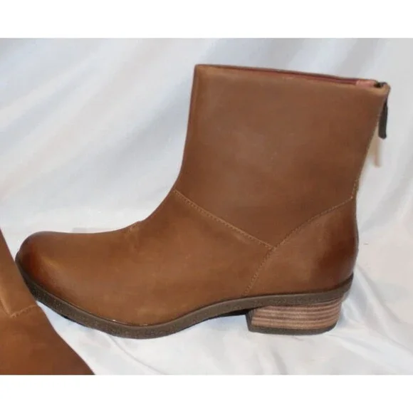 Dansko Women's Brianne Waterproof Leather Causal Ankle Boots‎ TAN EU 39 NIB - Picture 4 of 7